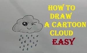 How to draw a Cloud Cute and easy