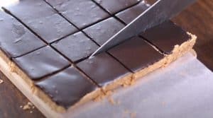 Healthy No-Bake Chocolate Peanut Butter Oat Bars