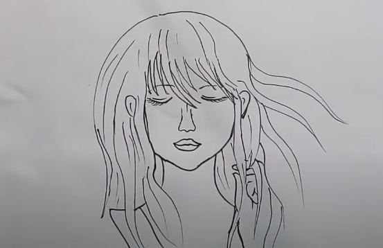 How to draw a girl easy