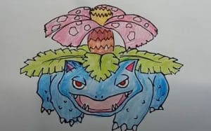 How to draw venusaur from pokemon