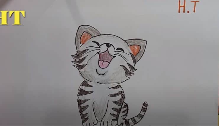 How To Draw Cute kitty cat