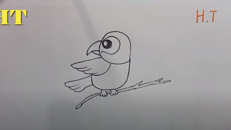 How to turn Numbers 6 - 9 into the cartoon birds