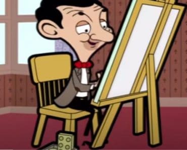 Mr Bean Animated Funny Moments |Mr Bean shows off his drawing skills| Clips Compilation | Mr Bean Season 1 | Mr Bean Cartoon World