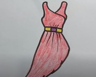 How To Draw A Dress Design