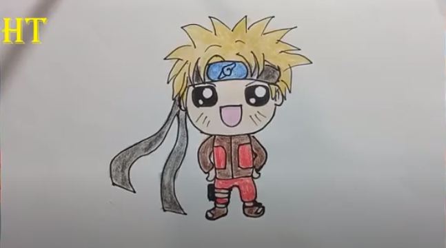 How To Draw A Kawaii NARUTO