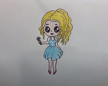 How To Draw A Taylor Swift Chibi – Easy Step by Step