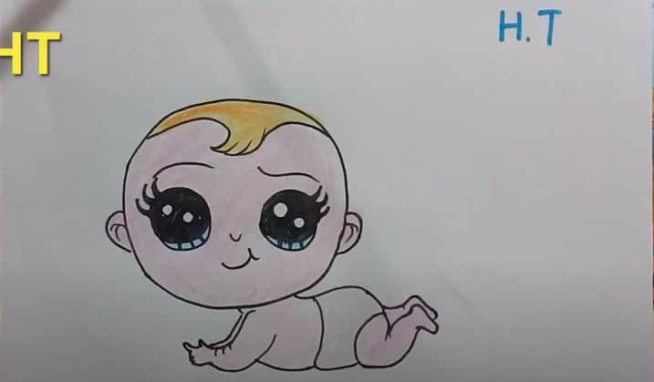 How To Draw Baby Cute