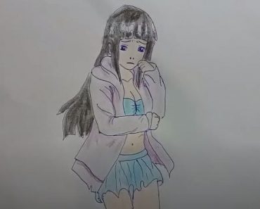 How To Draw Hinata Hyuga Easy Step By Step