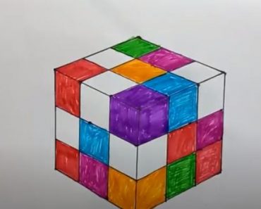 How To Draw Rubik’s Cube Easy Step By Step