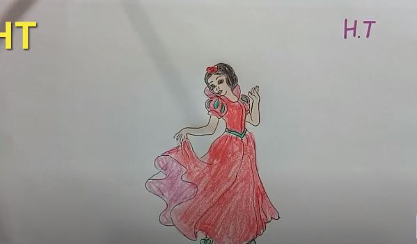 How To Draw Snow white