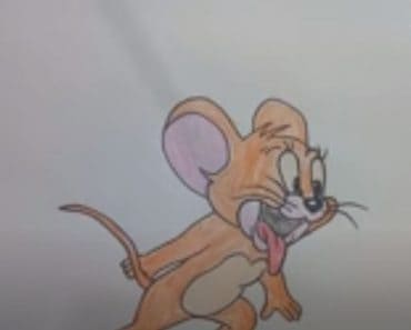 How to Draw Jerry from Tom and Jerry Easy Step by step.