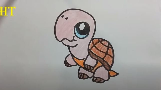 w To Draw A Turtle Cute