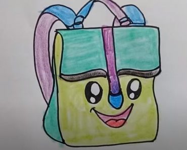 How To Draw A Backpack Cute And Easy Step By Step