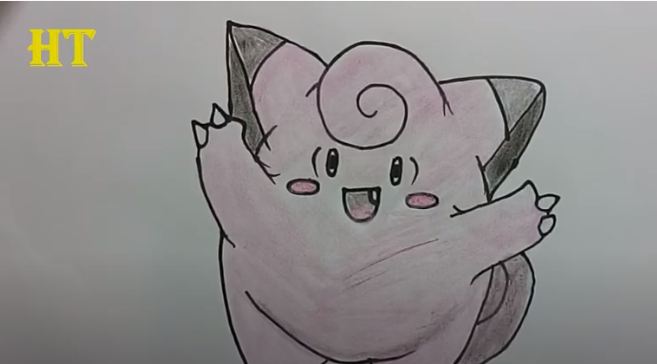 How To Draw Clefairy From Pokemon