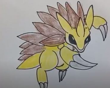 How To Draw Sandslash From Pokemon Easy Step By Step