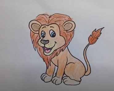 How To draw A Iion Cute And Easy Step By Step