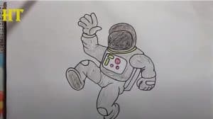 How To Draw An Astronaut Step By Sep