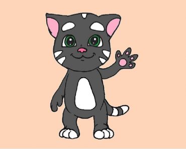 How To Draw A Tom Easy Step By Step – Talking tom drawing