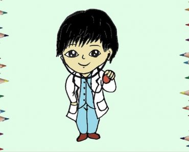 How To Draw A Cute Doctor Step By Step | Doctor drawing easy