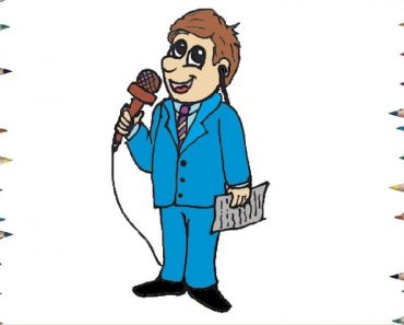 How To Draw A Reporter Easy Step by step