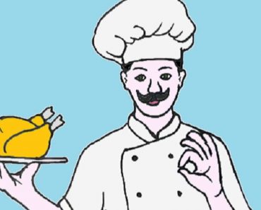 How To Draw A Cartoon Chef Easy Step By Step