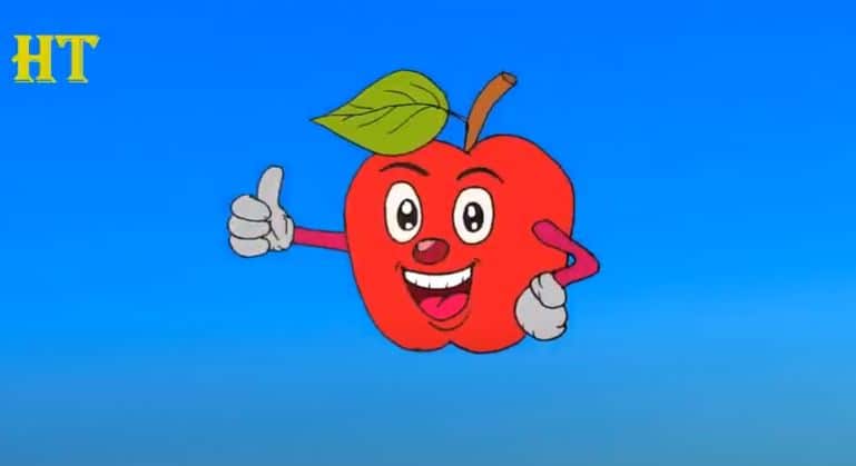 How To Draw Cartoon Apple Easy Step By Step