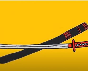 How To Draw Katana Easy Step By Step