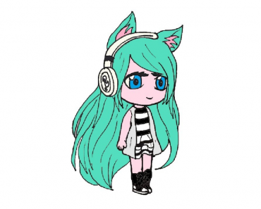 How to draw a gacha life girl easy | Anime drawing step by step