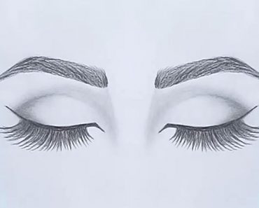 How To Draw Closed Eyes Step by Step