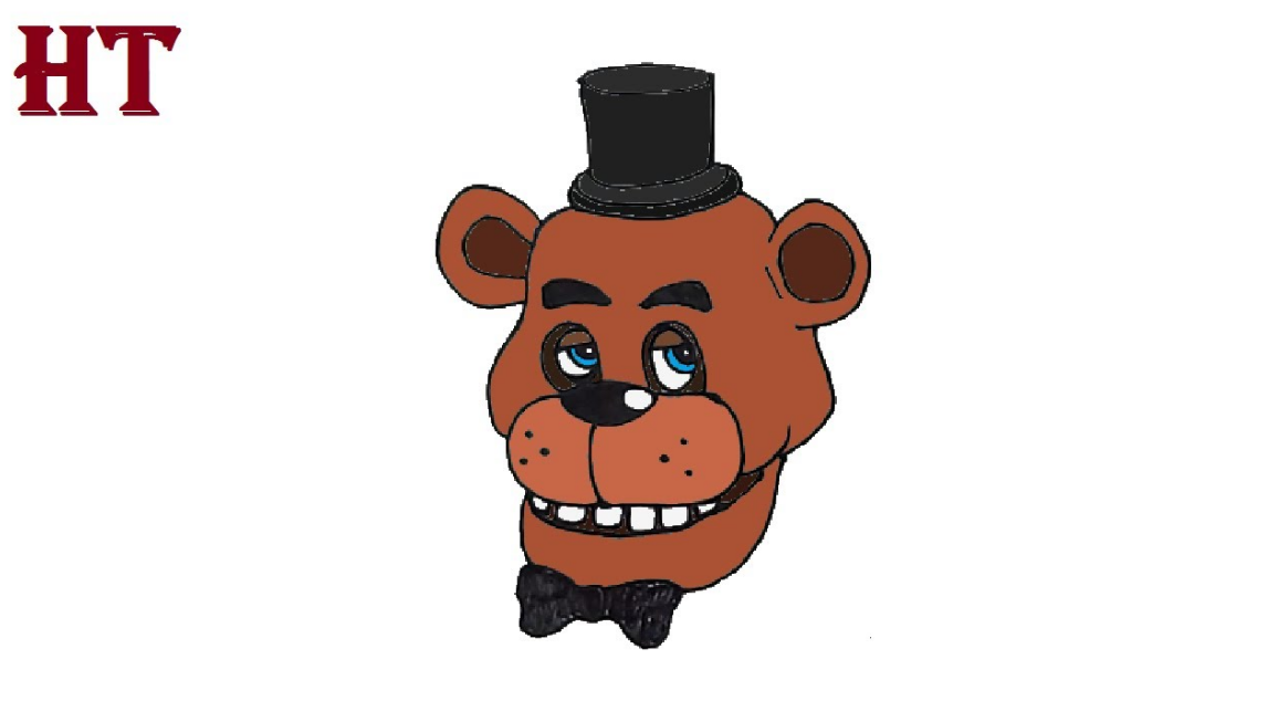 How to Draw Freddy Fazbear easy