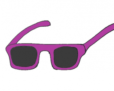 How to Draw Glasses step by step | Draw glasses easily