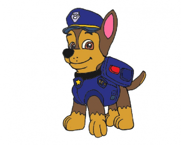 How to draw chase from paw patrol step by step | Drawing Howtos