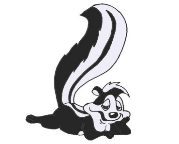 How To Draw Pepe Le Pew step by step || Easy to draw squirrel