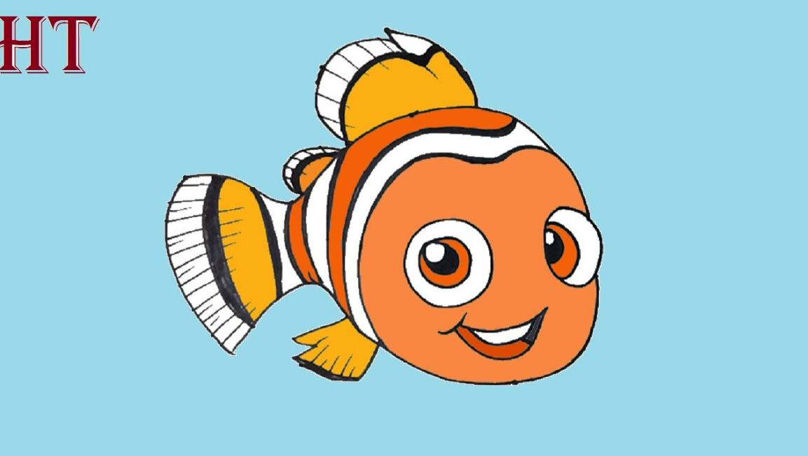 How to draw Nemo Step by Step