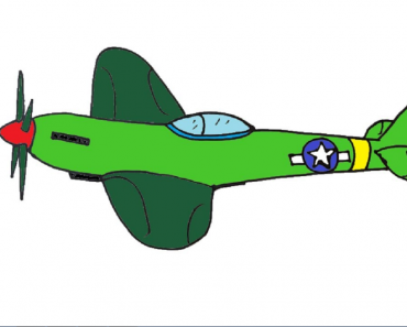How to draw a fighter plane ww2 step by step || Easy to draw airplanes