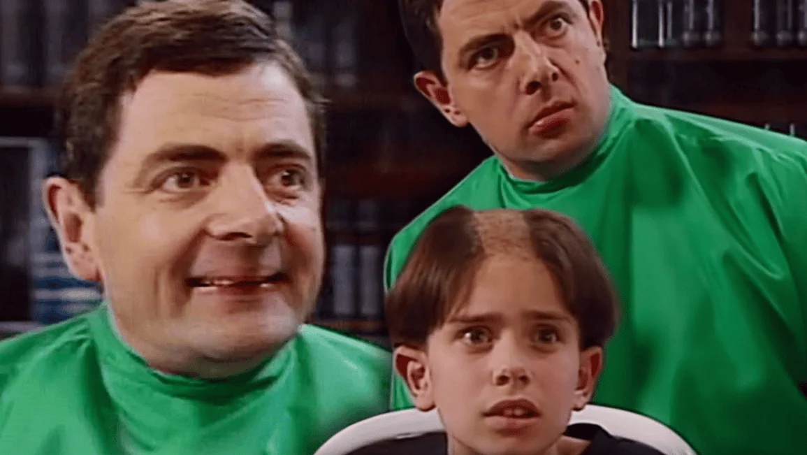 Mr Bean Reluctant barber