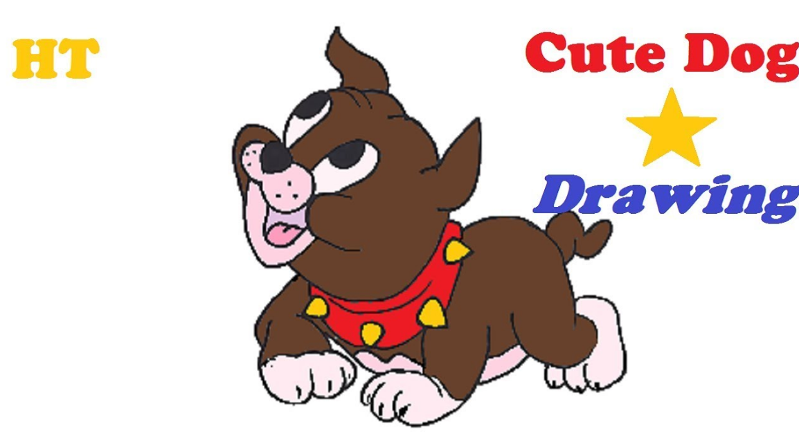 Draw cute Dog step by step