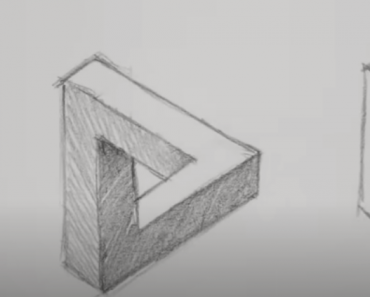 Easily draw Optical Illusion Triangle