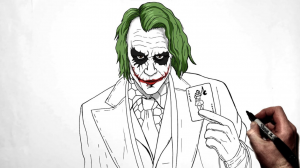 How To Draw Joker Step By Step 