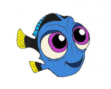How to Draw Baby Dory step by step | Easy drawing Baby Dory