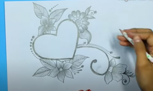 How to Draw a mandala flower design 