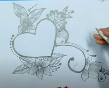 How to Draw a mandala flower design step by step