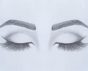 How to draw Closed Eyes step by step | Easy to sketch eyes with pencil