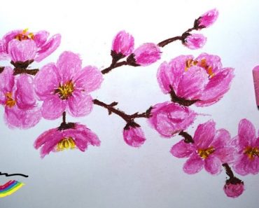 How to draw cherry blossom step by step | Easy drawing cherry blossom