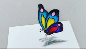 How to draw A Butterfly easy