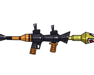 How to Draw the Rocket Launcher step by step | Easy drawing B41