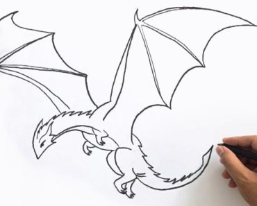 How to draw a Dragon step by step