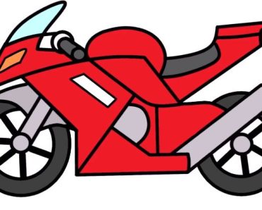 How to draw a Motorcycle step by step | Easy drawing a nice Motorcycle