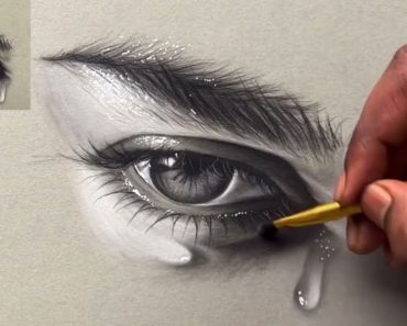How to draw surreal eyes step by step