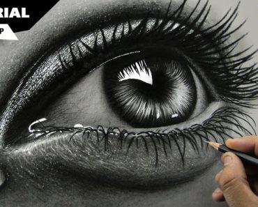 How to draw surreal eyes step by step